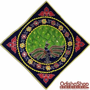 Read more about the article Pipili Applique Wall Hanging Chandua Green Peacock